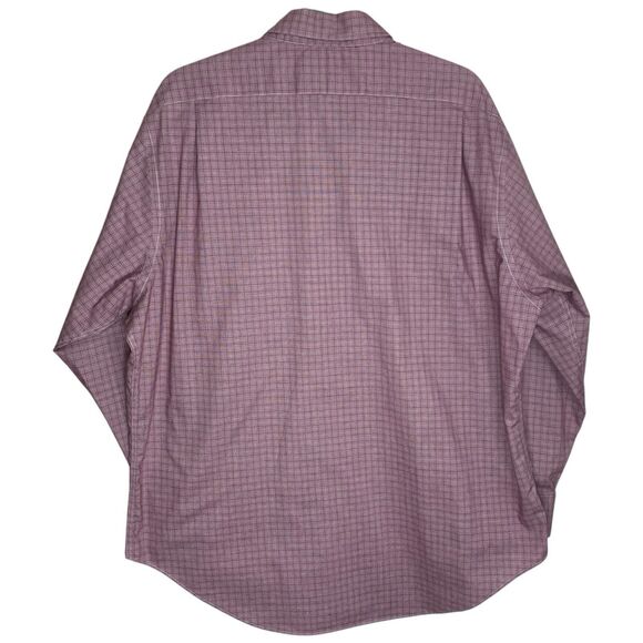 Ralph Lauren Dress Shirt Mens 17 32/33 Button Up Non Iron Plaid Preppy LS LRL - Picture 4 of 11